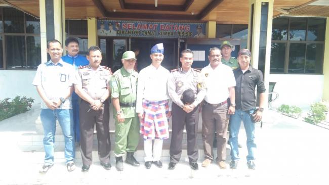 Pengamanan Kotak Suara, Wakapolresta Pekanbaru Cek Langsung Ke Kantor PPK